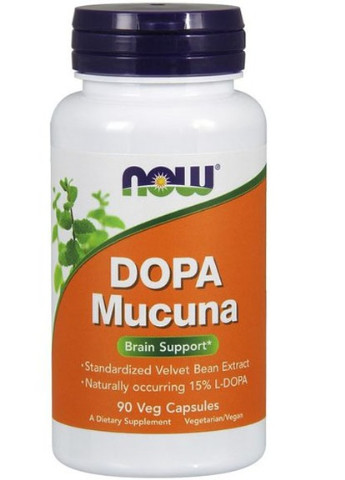 DOPA Mucuna 90 Veg Caps Now Foods (256719207)
