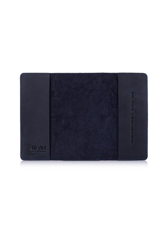 Кожаная обложка на паспорт HiArt PC-01 Buta Art синяя Синий Hi Art (268371527)