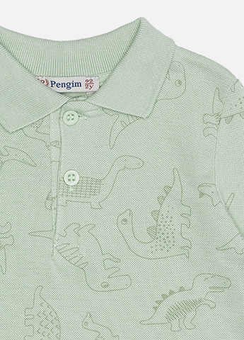 Оливковая детская футболка-поло для мальчика цвет оливковый цб-00213022 для мальчика Pengim