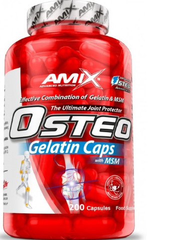 OsteoGelatine + MSM 200 Caps Amix Nutrition (256726060)