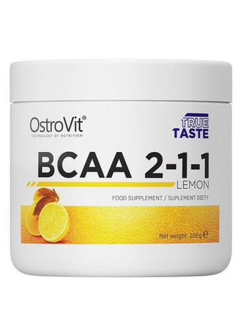 BCAA 2-1-1 200 g /20 servings/ Lemon Ostrovit (268660359)