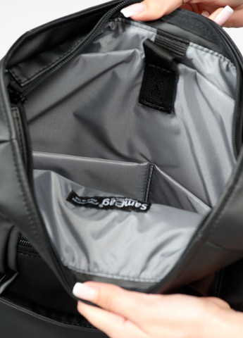 Женская сумка-рюкзак Shopper черная Sambag (260163035)