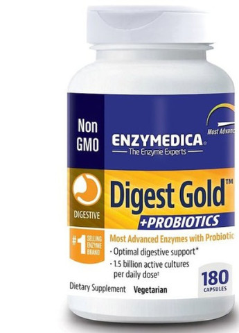 Digest Gold + Probiotics 180 Caps ENZ-29091 Enzymedica (256725606)