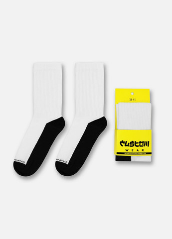 Шкарпетки "Ти красавчик" white високі з чорним низом Custom Wear (257990205)