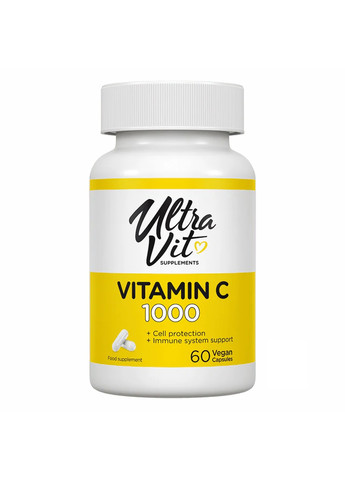 Витамин С Vitamin C 1000мг - 60 капс VPLab Nutrition (269461921)