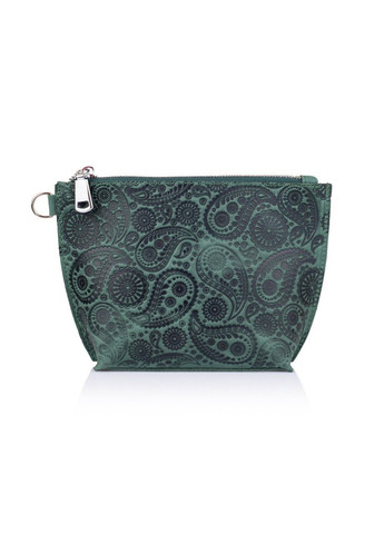 Косметичка зі шкіри зелена HiArt Buta Art CB-01-S19-5920-T004 Hi Art (268371809)