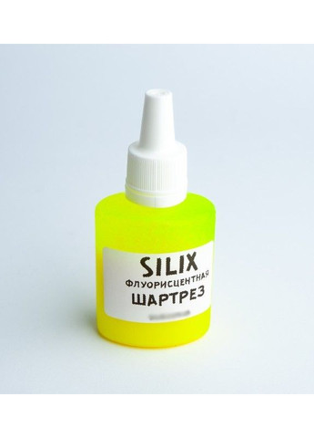 Флуоресцентная краска для изготовления силиконовых приманок цвет - Шартрез 25мл SILIX (264661447)