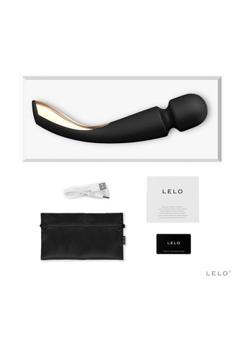 Вібромасажер Smart Wand 2 Medium Black Lelo (277236853)