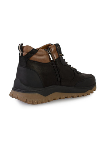 Черные зимние ботинки мужские бренда 9501120_(1) ModaMilano