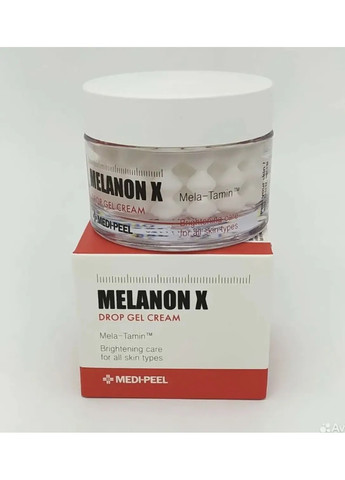 Medi-Peel Капсульний гель-крем з ретинолом для омолодження, освітлення та зволоження шкіри Melanon X Drop Gel Cream 50 мл — Крем, Південна Корея (259811911)