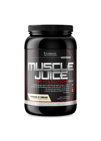 Высокобелковый Гейнер Muscle Juice Revolution 2600 - 2120г Ultimate Nutrition (278006982)