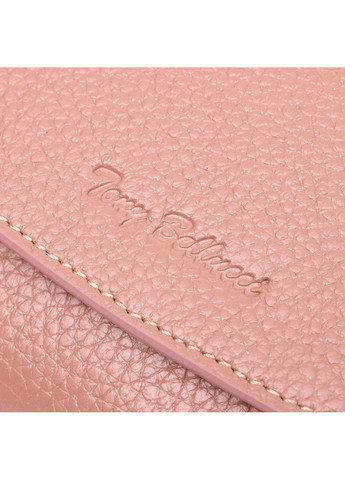 Відмінний жіночий гаманець з монетницею на блискавці з натуральної шкіри 21967 Пудровий Tony Bellucci (262158022)