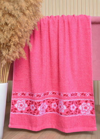 Let's Shop рушник банний махровий рожевого кольору однотонний рожевий виробництво - Туреччина