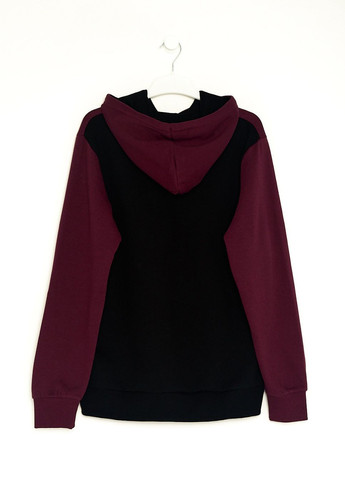 Худі фліс,бордовий-білий-чорний,JACK&JONES Jack & Jones (268121089)