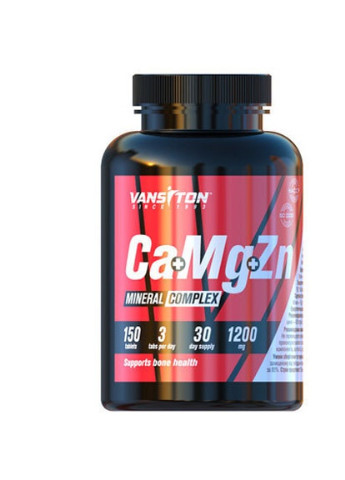 Ca+Mg+Zn 1200 mg 150 Tabs Vansiton (256723650)