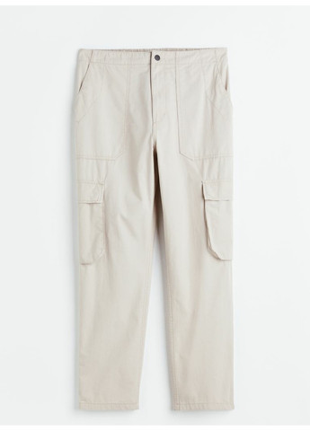 Чоловічі штани карго Regular Fit (55687) S Бежеві H&M (259040240)