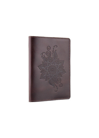 Кожаная коричневая обложка на паспорт HiArt PC-01-C19-1314-T006 Коричневый Hi Art (268371763)