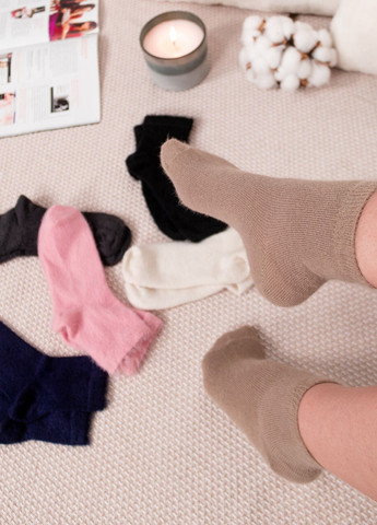 Женские шерстяные носки Крем Style Luxe (273177409)