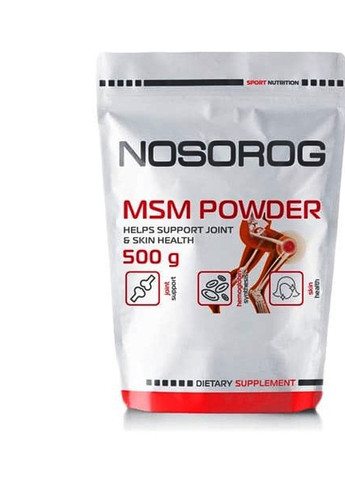 MSM Powder 500 g /250 servings/ Pure Nosorog Nutrition (258499628)