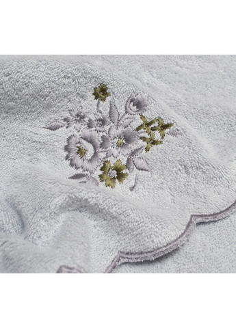 Irya полотенце - martil a.gri светло серый 50*90 орнамент серый производство - Турция