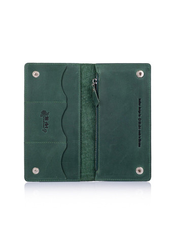 Кожаное портмоне WP-05 Shabby Alga Mehendi Classic Зелёный Hi Art (268371634)