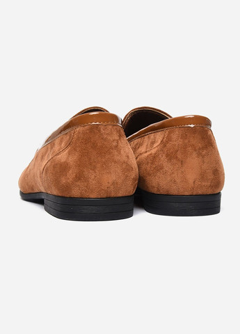 Светло-коричневые классические туфли мужские светло-коричневого цвета Let's Shop без шнурков