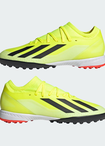 Жовті всесезонні футбольні бутси x crazyfast league turf adidas