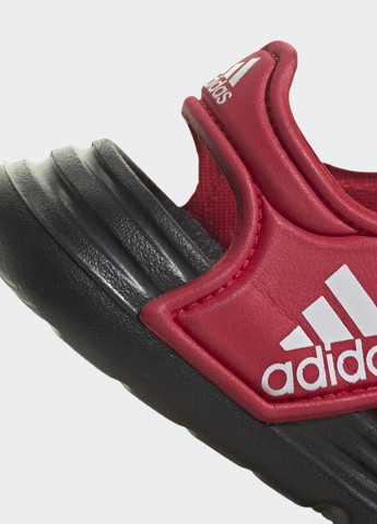 Красные спортивные сандалии altaswim adidas