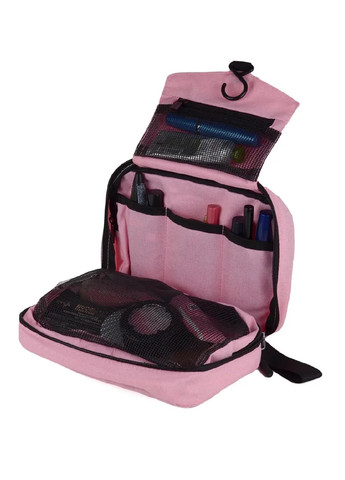 Дорожный органайзер бокс косметичка сумка для косметики и принадлежностей с крючком 50 см (474259-Prob) Розовая Unbranded (257941790)