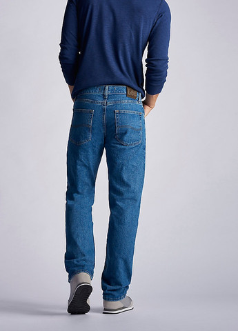 Светло-синие демисезонные регюлар фит, прямые бестселлер! джинсы – pepper stone Regular Fit Lee
