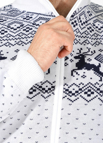Белый светри кофта з оленями (ут000067223) Lemanta