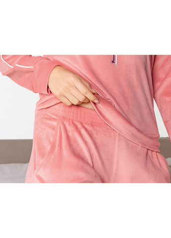 Рожева всесезон велюрова піжама (світшот, штани) свитшот + брюки Esmara