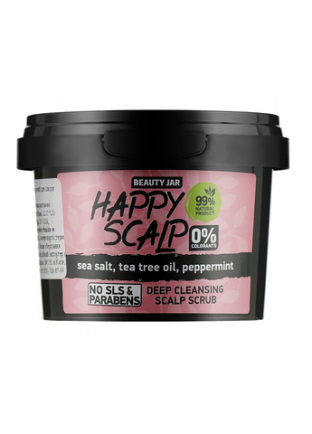 Очищающий скраб для кожи головы Happy Skalp 100 г Beauty Jar (257260160)