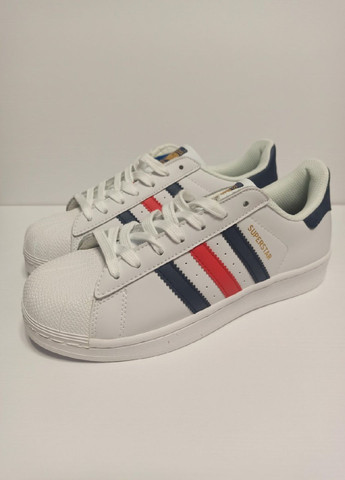 Белые всесезонные кросівки adidas SUPERSTAR ||