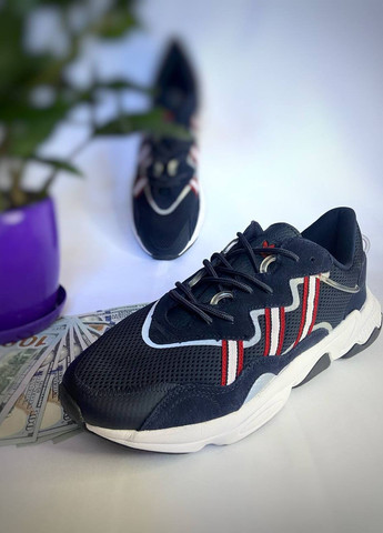 Синие демисезонные кроссовки с лого ozweego blue Vakko