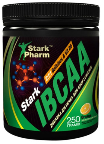 Stark IBCAA 2:1:1 Delicious & B6 Powder 250 g /40 servings/ Апельсин Stark Pharm (256724671)