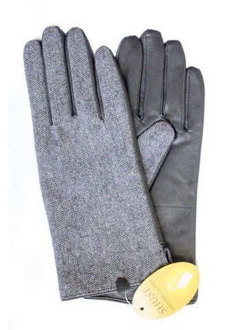 Женские комбинированные серые перчатки L Shust Gloves (266142989)