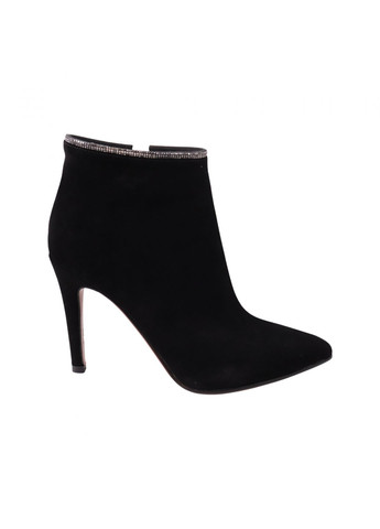 Черные ботильоны женские черные натуральная замша FARINNI 512-23DH