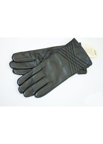 Зимові жіночі чорні рукавички з натуральної шкіри BR-S (261486806)