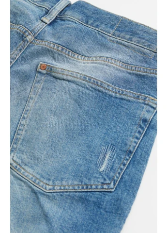 Чоловічі джинсові шорти Regular (55986) W32 Сині H&M (259637713)