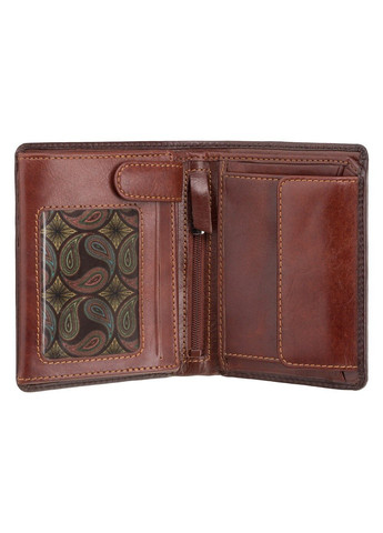 Шкіряний чоловічий гаманець AT62 Hector c RFID (Burnish Tan) Visconti (261856008)