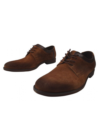 Туфлі класика чоловічі Натуральна замша, колір коричневий Bucci 18-20dt (257420300)