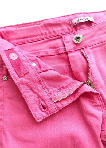 Розовые демисезонные укороченные, слим, прямые джинси для девочки tf18266 To Be Too