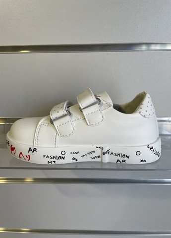 Білі дитячі кросівки 24 р 15,5 см білий артикул к350 Weestep