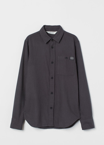 Темно-серая рубашка H&M