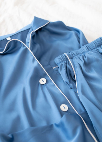 Синяя женская пижама армані jesika цвет джинсовый 408613 New Trend