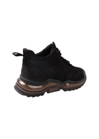 Черные ботинки мужские черные нубук Lifexpert