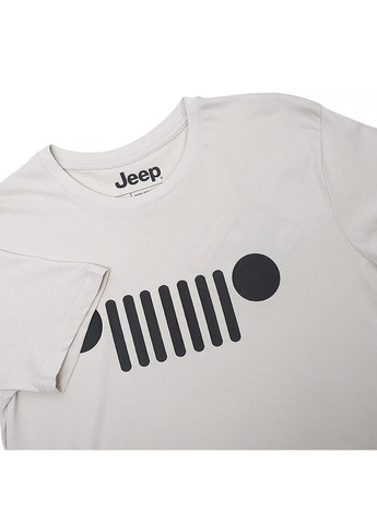 Белая футболка t-shirt grille j22w Jeep
