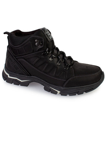 Черные зимние ботинки мужские бренда 9501019_(1) One Way