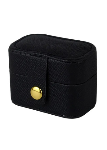 Шкатулка сундук органайзер коробка футляр для хранения украшений колец 6.5х4х4.5 см (474632-Prob) Черная Unbranded (259161876)